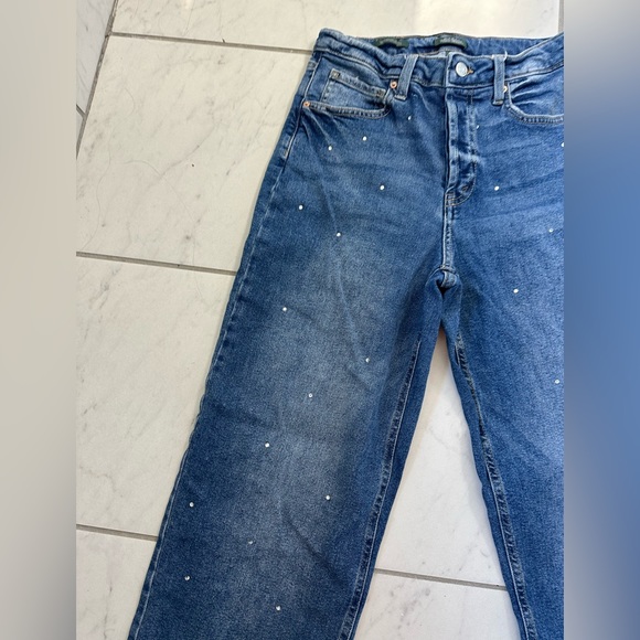 Rhinestone jeans size 4 - Picture 3 of 6